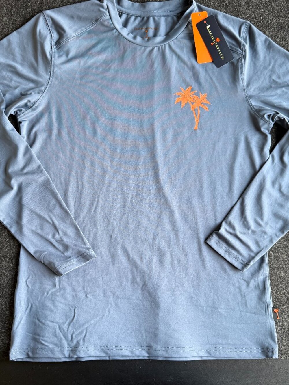 Margaritaville Men's UPF 50 Rash Guard Shirt Small NWT